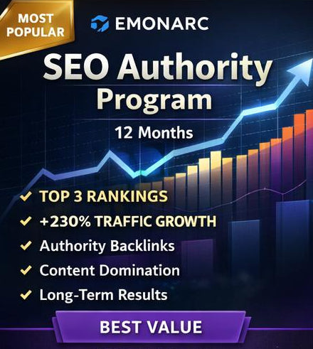 SEO Authority Program – 12 Months